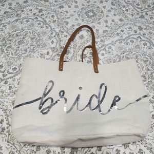 Bride beach bag